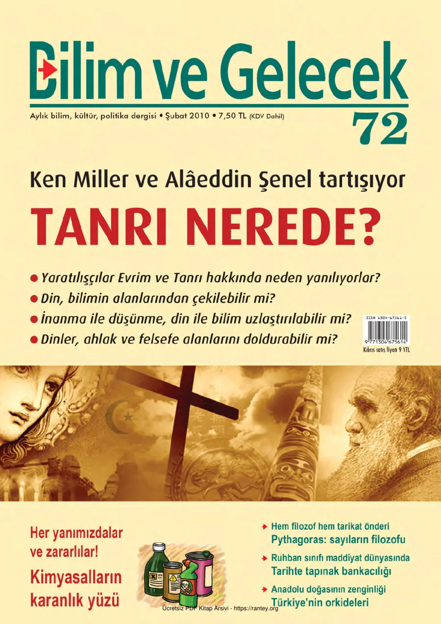 Bilim ve Gelecek Sayı 072 Şubat 2010 kapak görseli