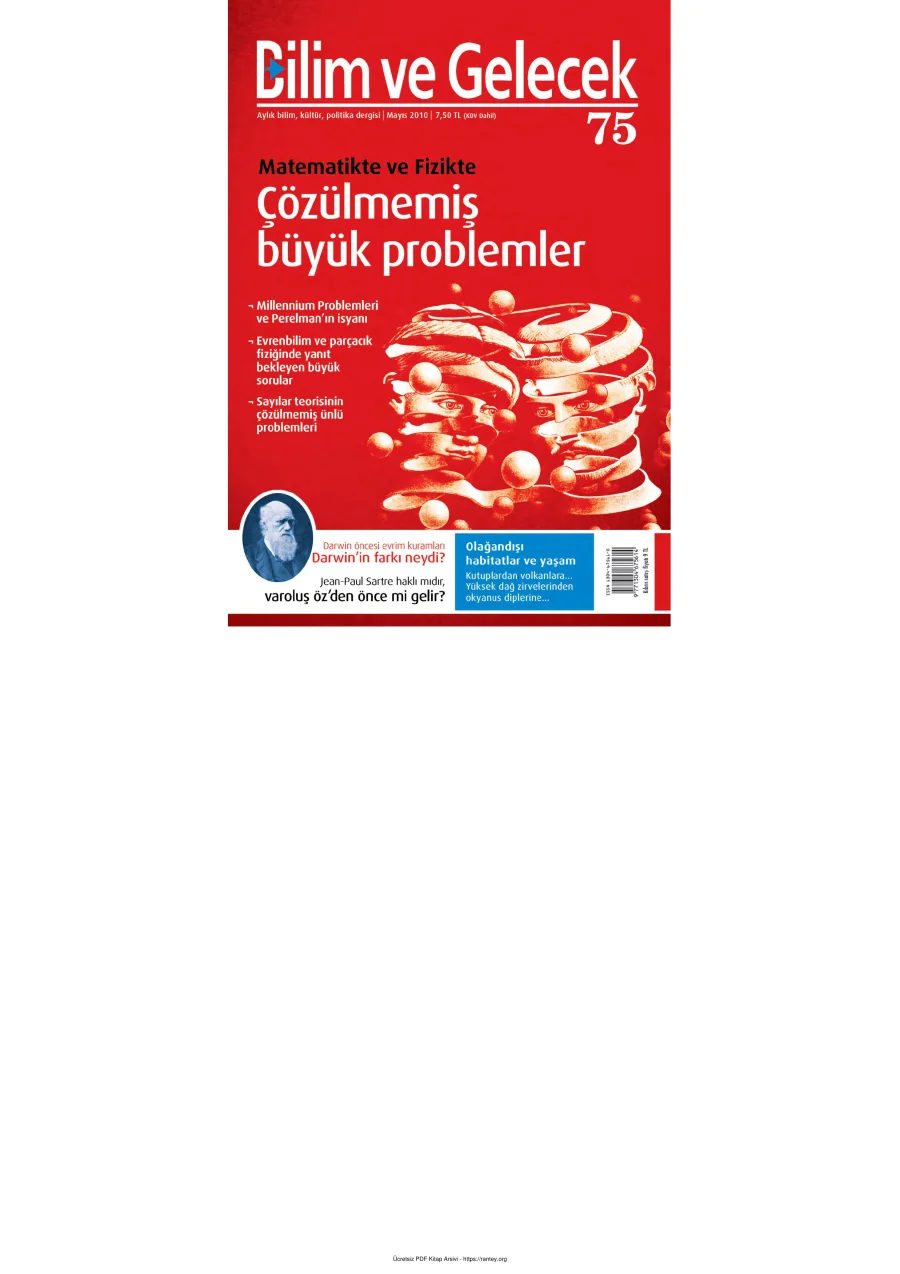 Bilim ve Gelecek Sayı 075 Mayıs 2010 kapak görseli