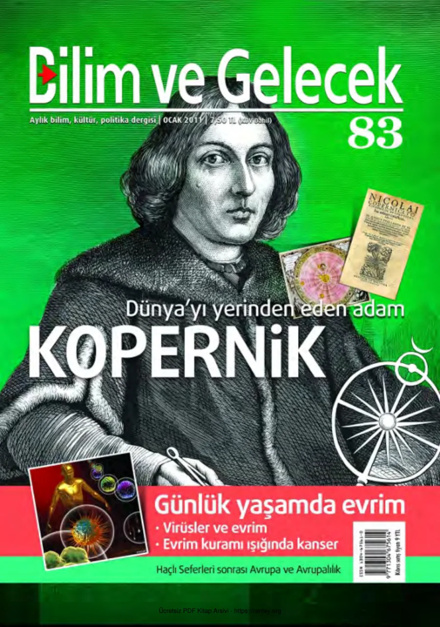 Bilim ve Gelecek Sayı 083 Ocak 2011 kapak görseli