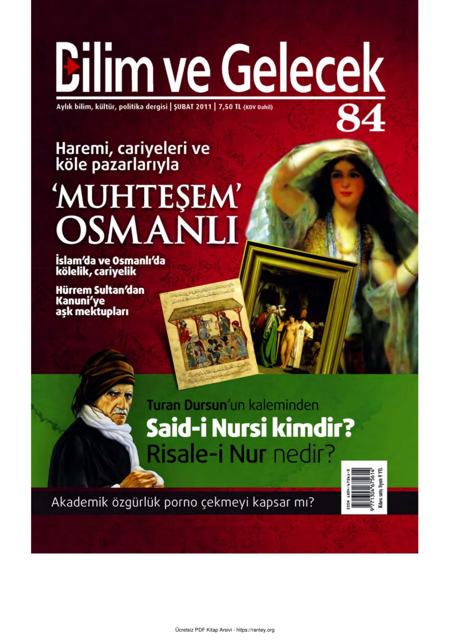 Bilim ve Gelecek Sayı 084 Şubat 2011 kapak görseli