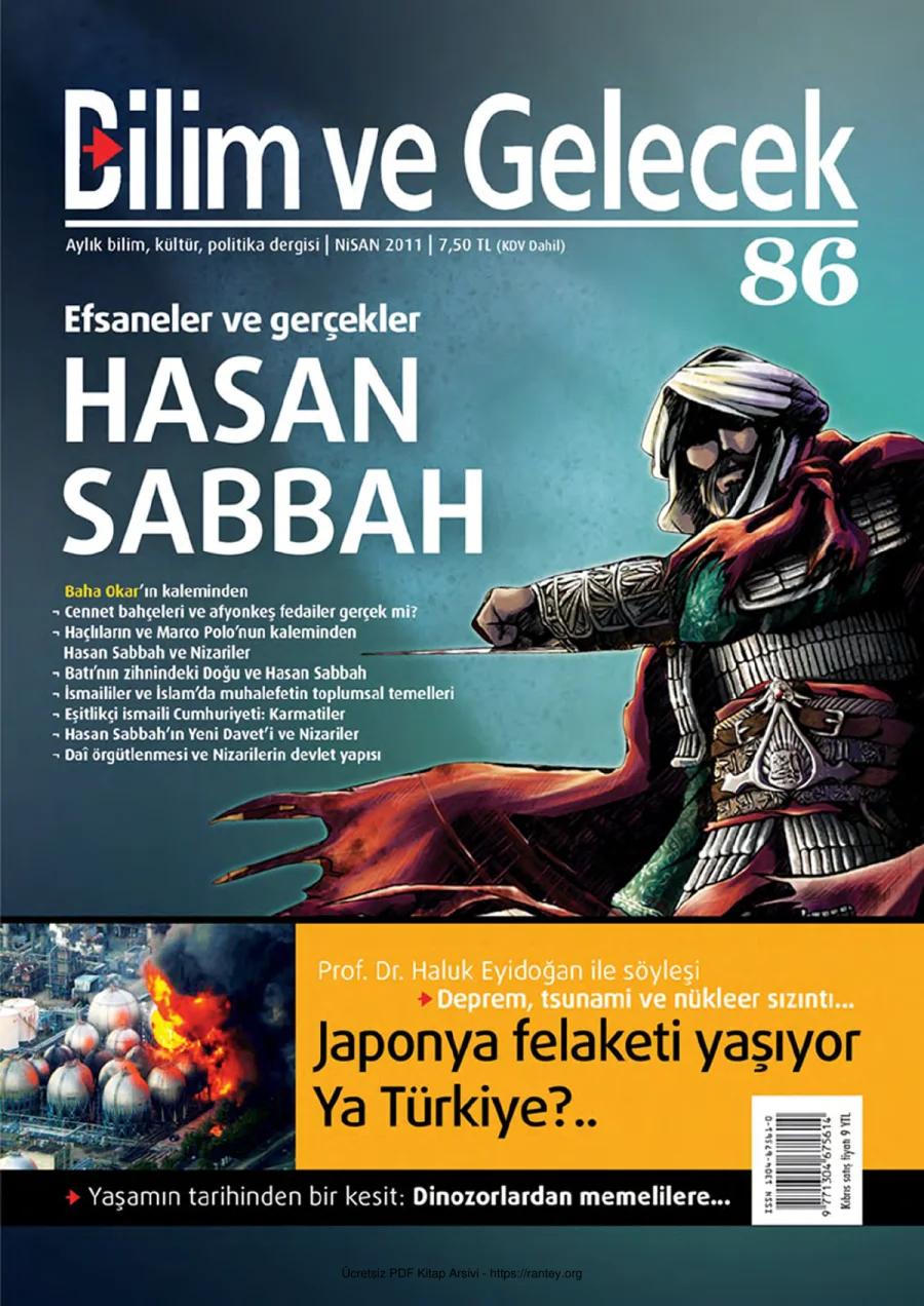 Bilim ve Gelecek Sayı 086 Nisan 2011 kapak görseli