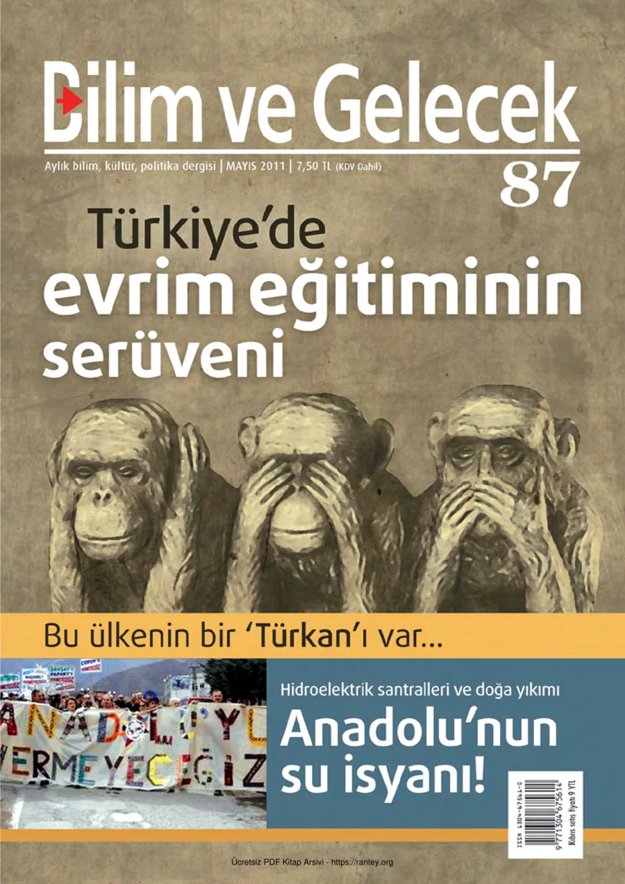 Bilim ve Gelecek Sayı 087 Mayıs 2011 kapak görseli