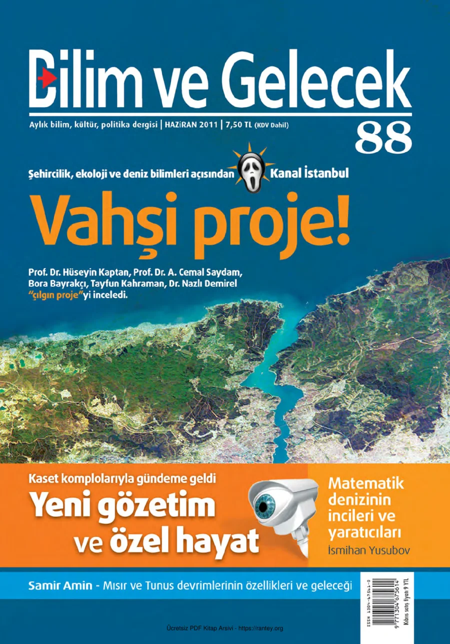 Bilim ve Gelecek Sayı 088 Haziran 2011 kapak görseli