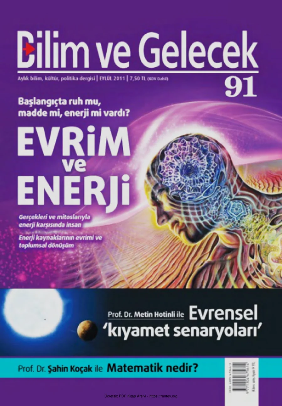 Bilim ve Gelecek Sayı 091 Eylül 2011 kapak görseli