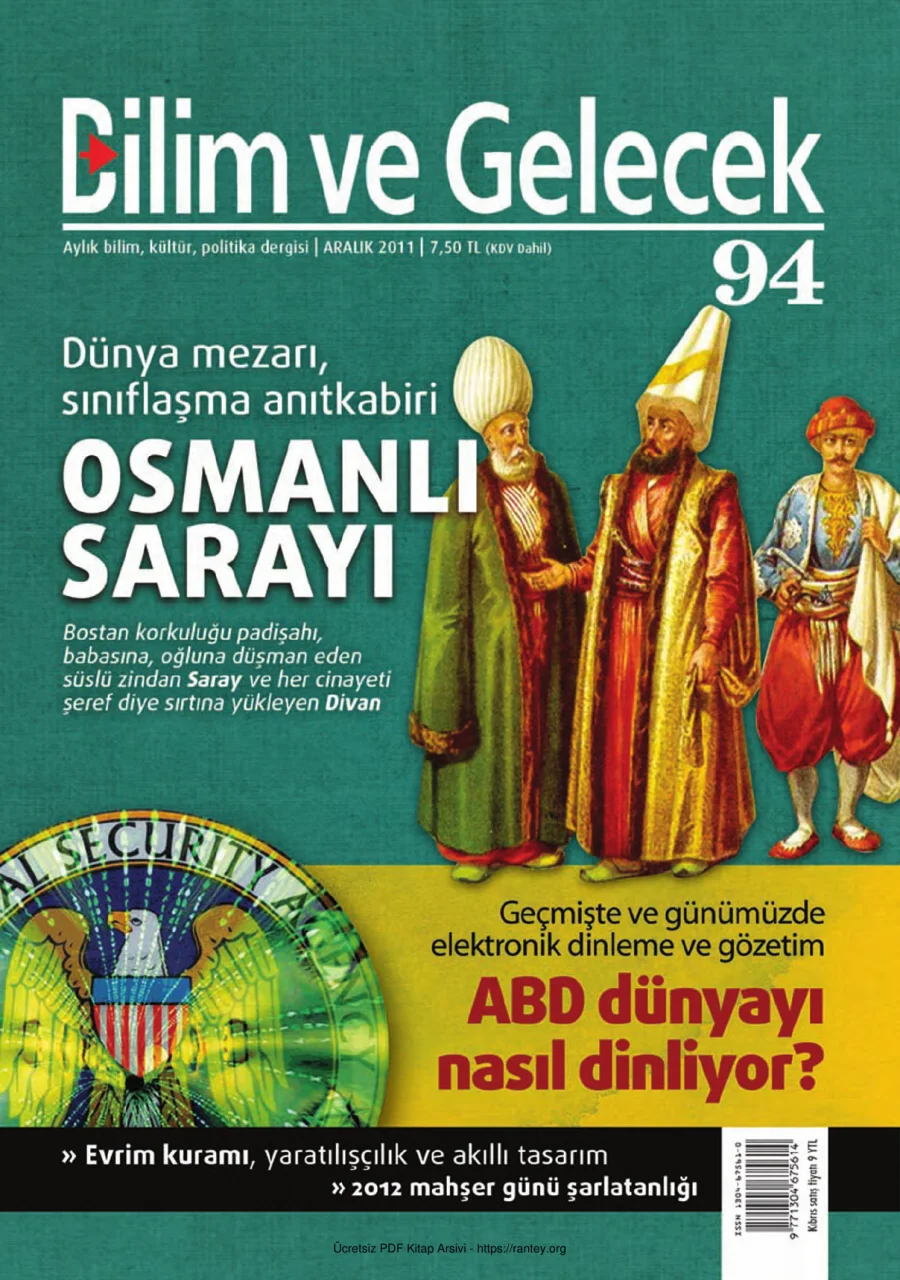 Bilim ve Gelecek Sayı 094 Aralık 2011 kapak görseli