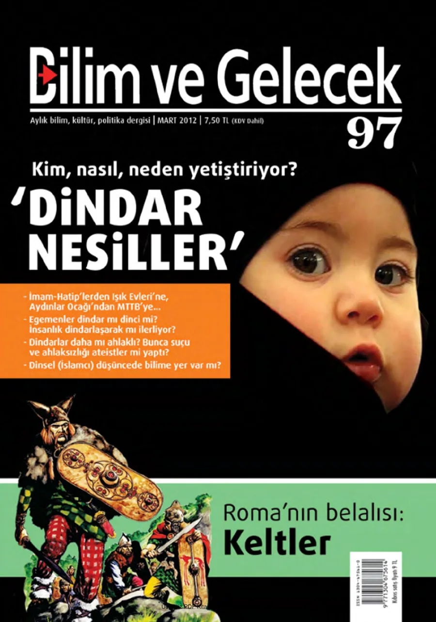 Bilim ve Gelecek Sayı 097 Mart 2012 kapak görseli
