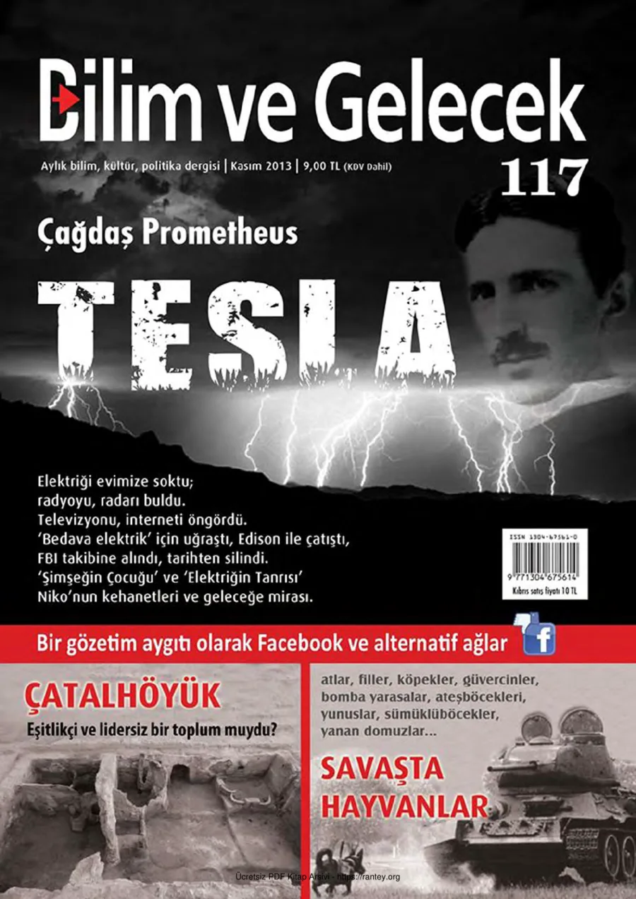 Bilim ve Gelecek Sayı 117 Kasım 2013 kapak görseli