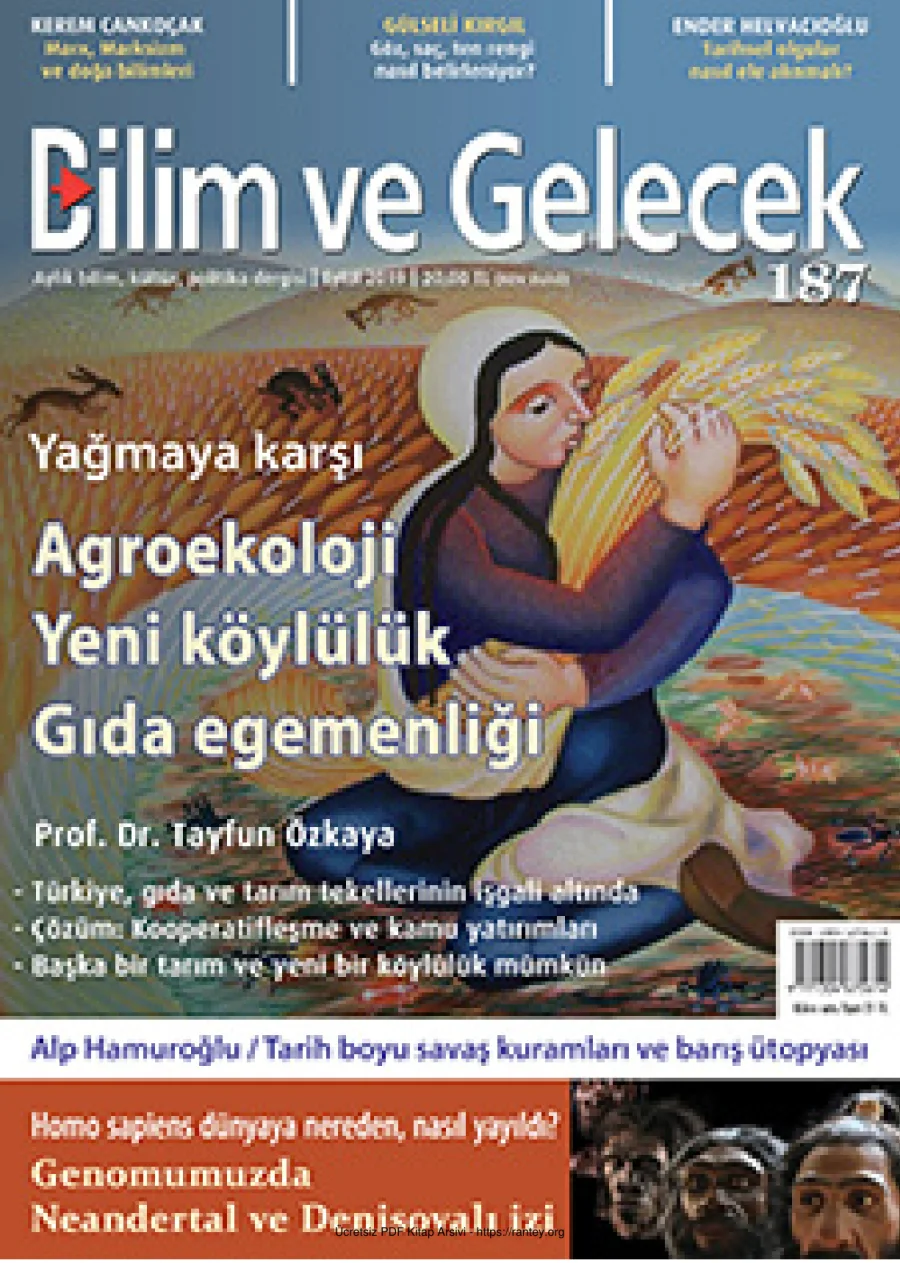 Bilim ve Gelecek Sayı 187 - Eylül 2019 kapak görseli