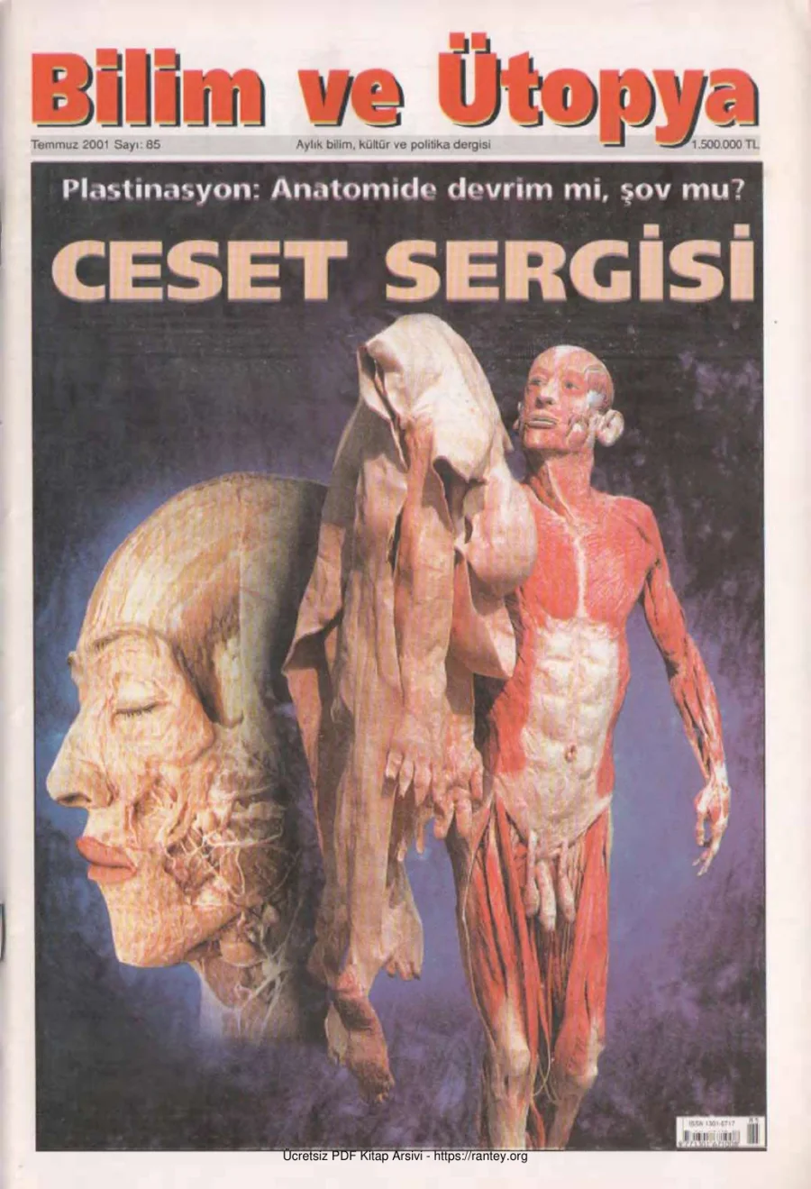 Bilim ve Ütopya Sayı 085 Temmuz 2001 kapak görseli