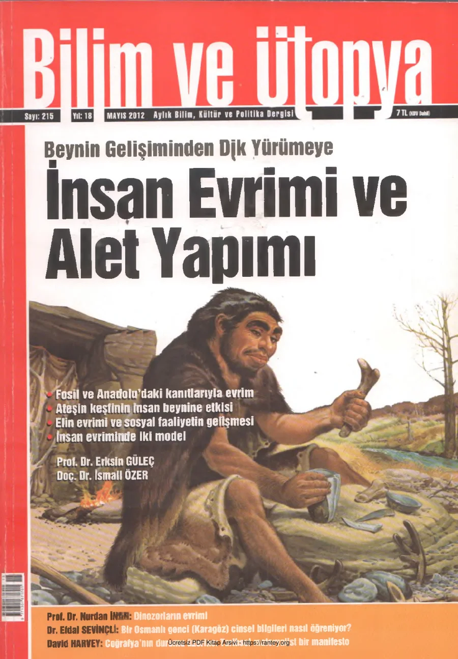 Bilim ve Ütopya Sayı 215 Mayıs 2012 kapak görseli