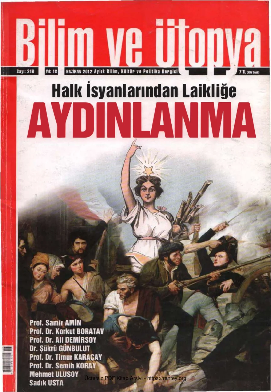 Bilim ve Ütopya Sayı 216 Haziran 2012 kapak görseli