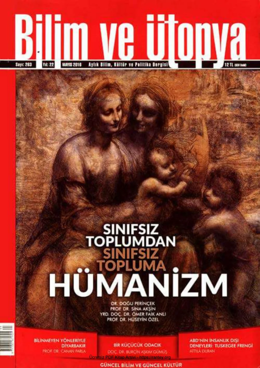 Bilim ve Ütopya Sayı 263 Mayıs 2016 kapak görseli