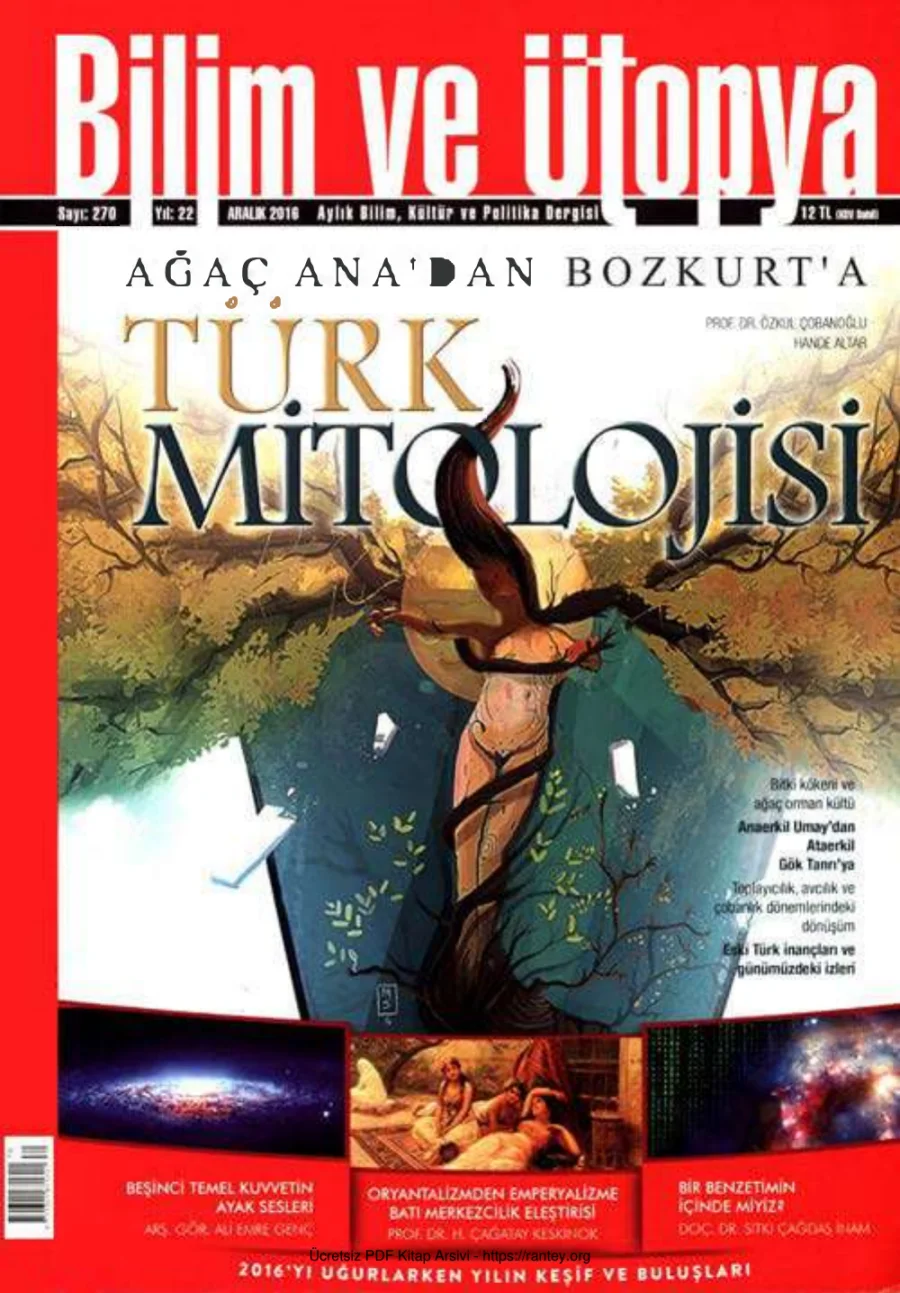 Bilim ve Ütopya Sayı 270 Aralık 2016 kapak görseli