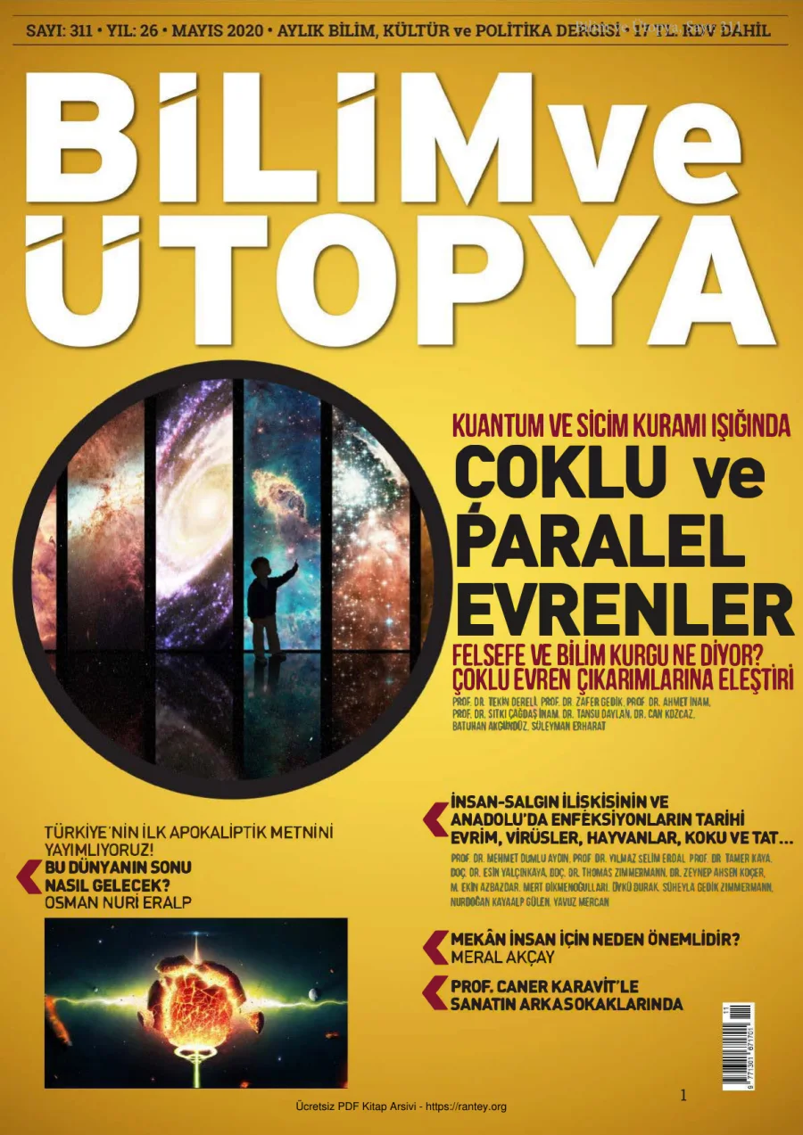 Bilim ve Ütopya Sayı 311 Mayıs 2020 kapak görseli