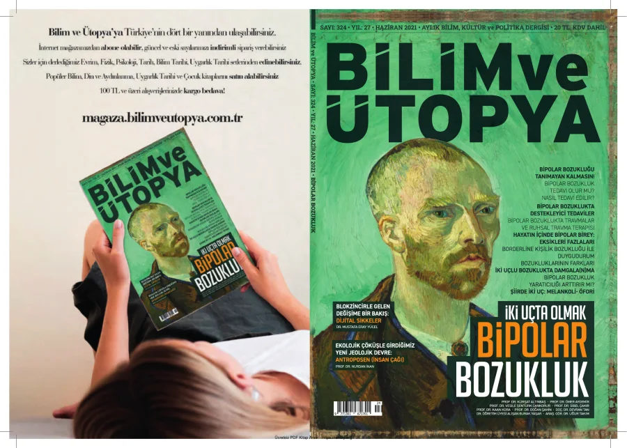 Bilim ve Ütopya Sayı 324 Haziran 2021 kapak görseli