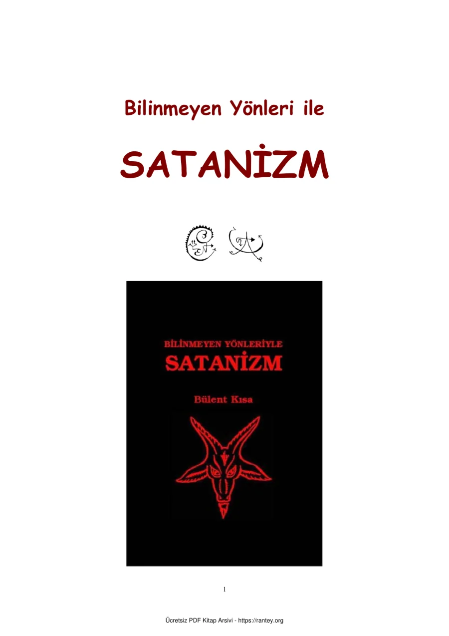 Bilinmeyen Yonleriyle Satanizm kapak görseli