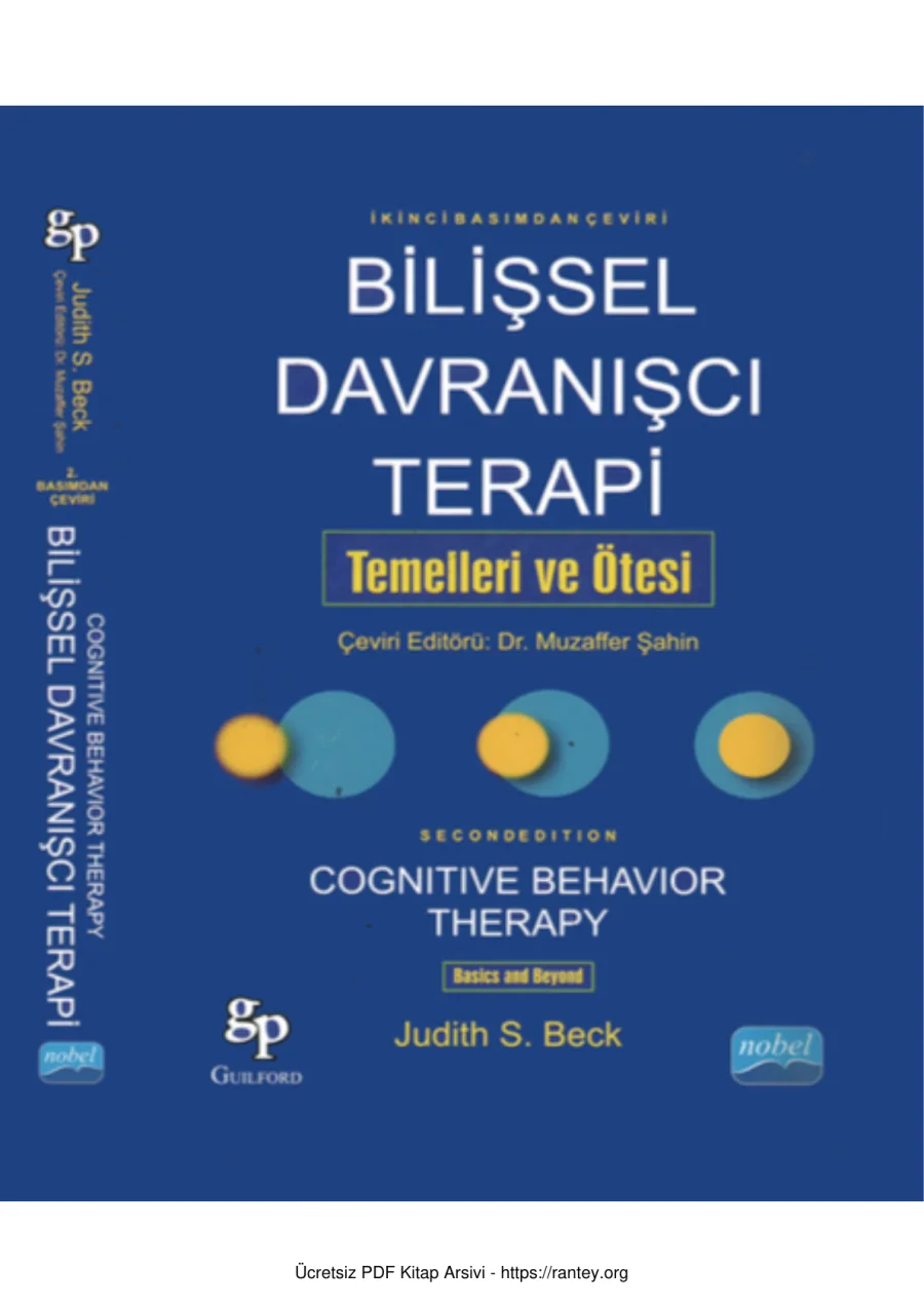 Bilişsel Davranışçı Terapi: Temelleri ve Ötesi kapak görseli