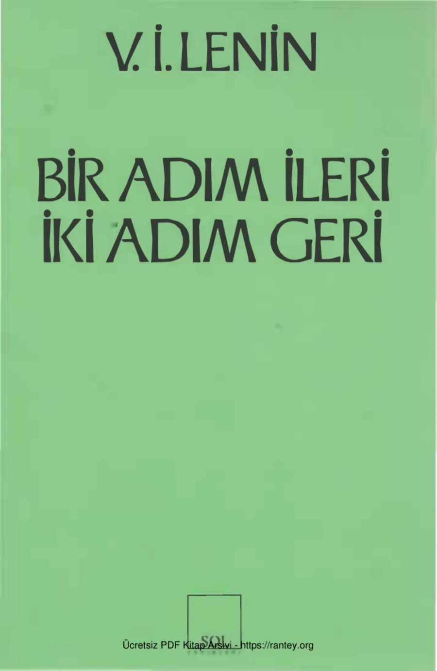 Bir Adım İleri İki Adım Geri kapak görseli