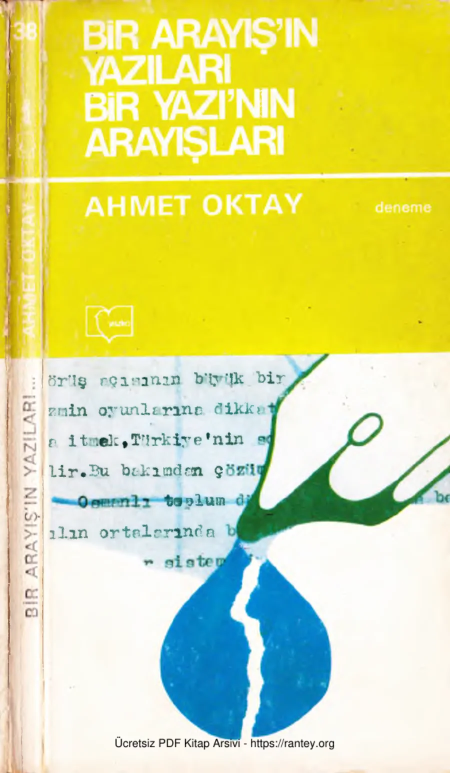 Bir Arayışın Yazıları / Bir Yazının Arayışları kapak görseli