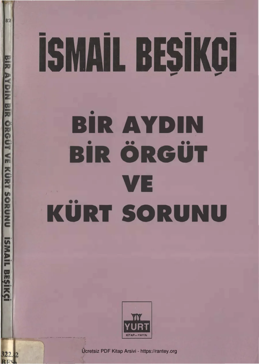 Bir Aydın Bir Örgüt ve Kürt Sorunu Yurt Yayınları kapak görseli
