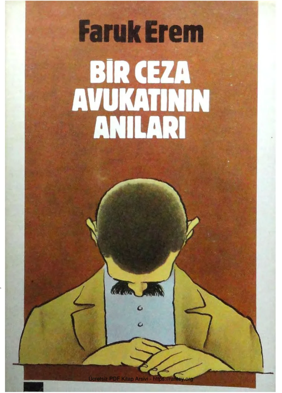 Bir Ceza Avukatının Anıları kapak görseli