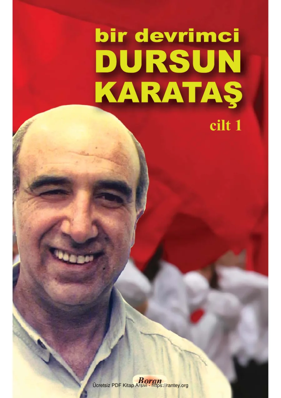 Bir Devrimci Dursun Karataş Cilt I kapak görseli