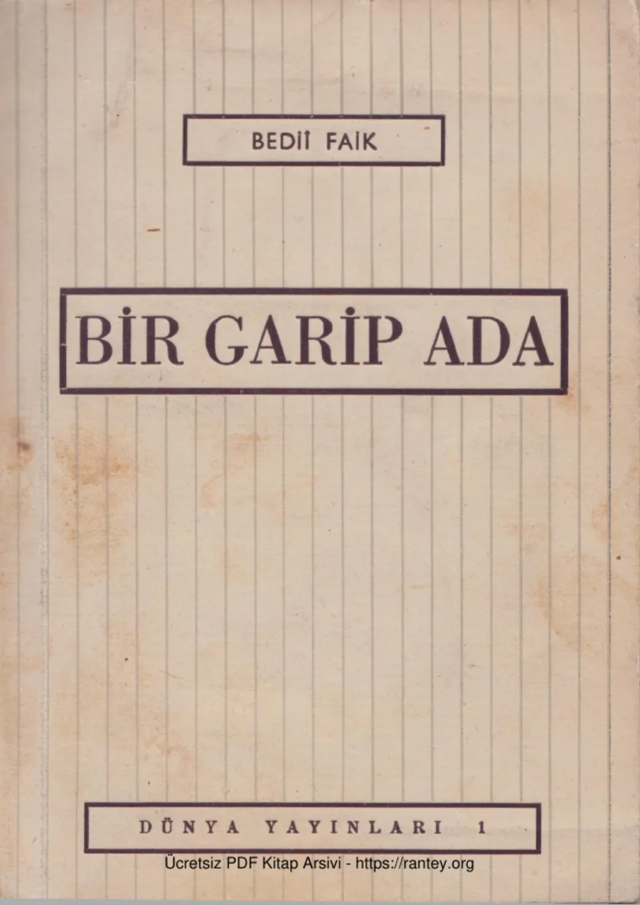 Bir Garip Ada kapak görseli