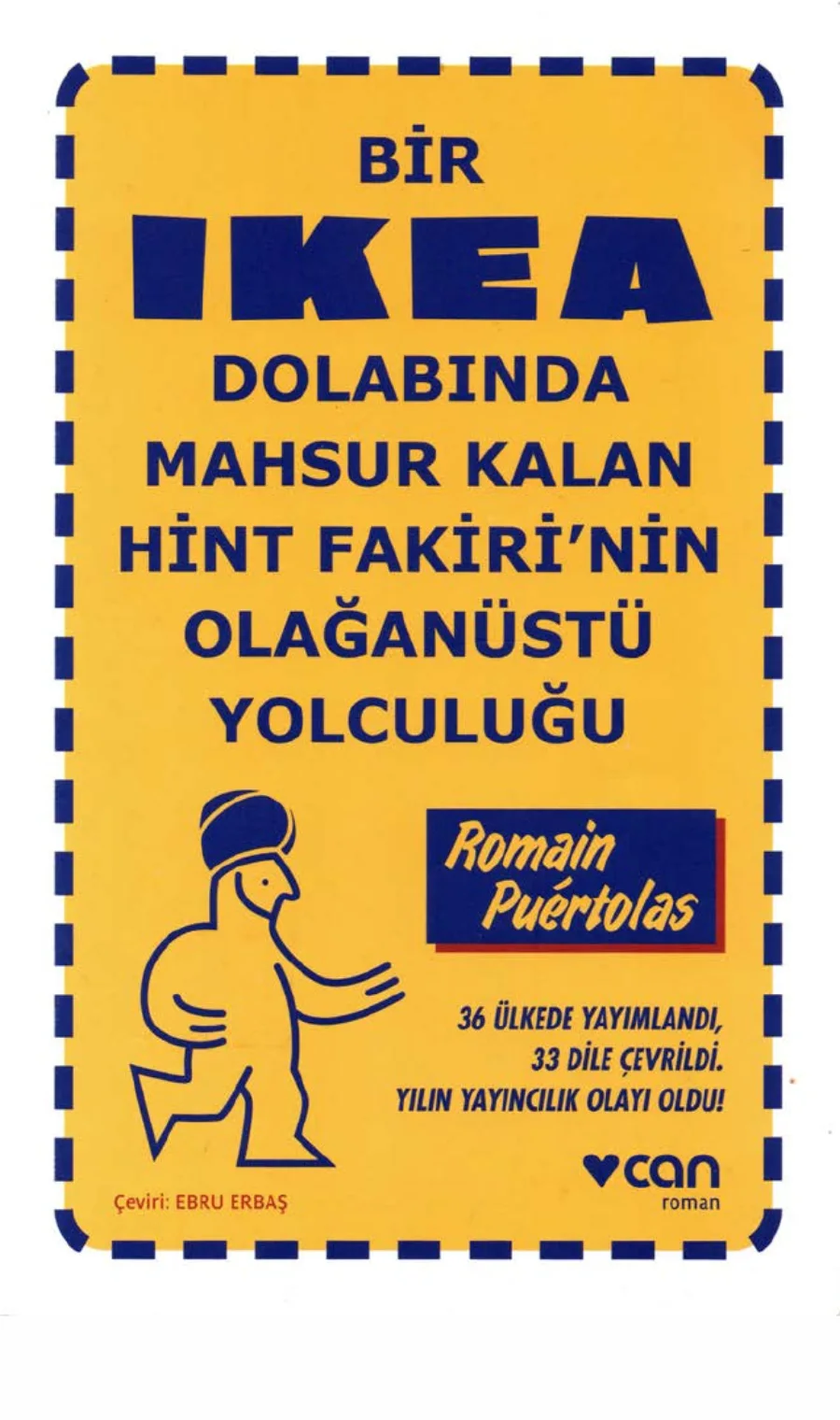 Bir İkea Dolabında Mahsur Kalan Hint Fakirinin Olağanüstü Yolculuğu kapak görseli