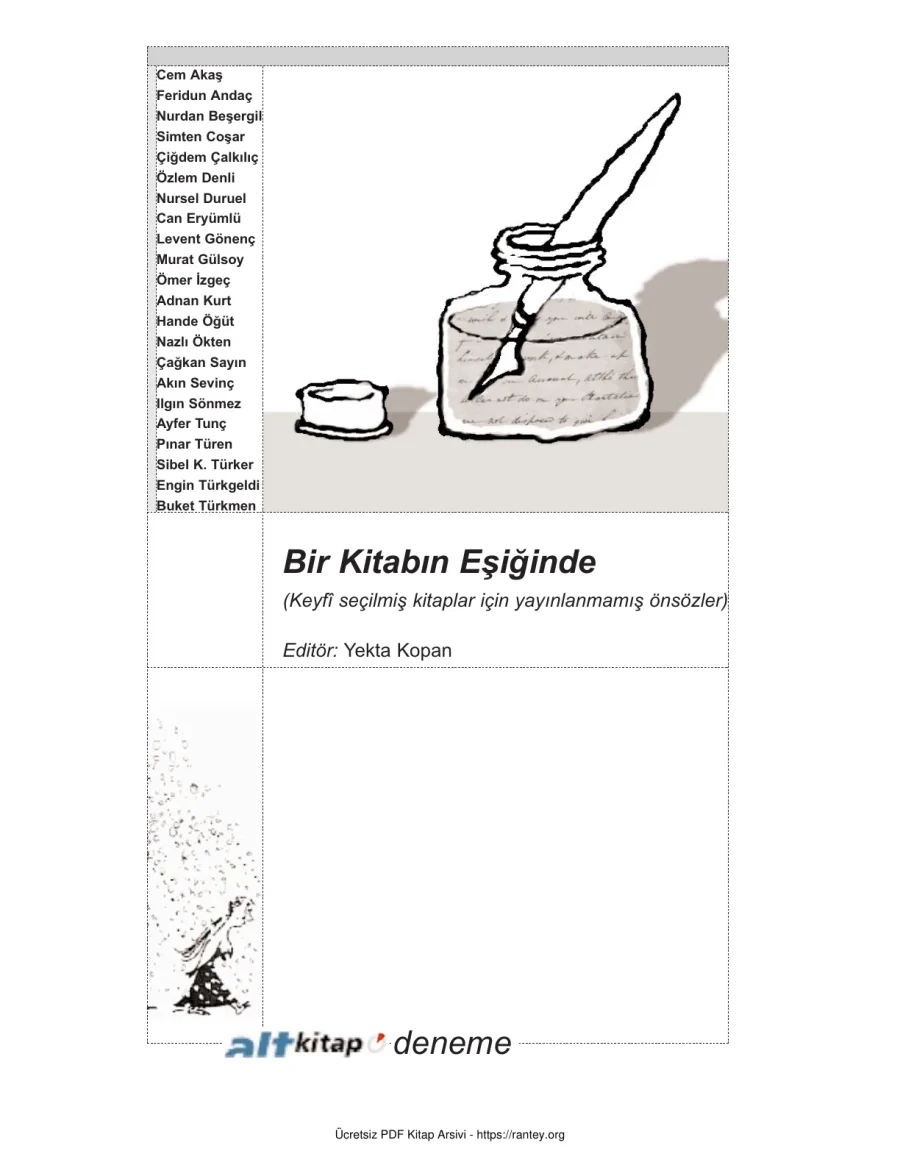 Bir Kitabın Eşiğinde kapak görseli