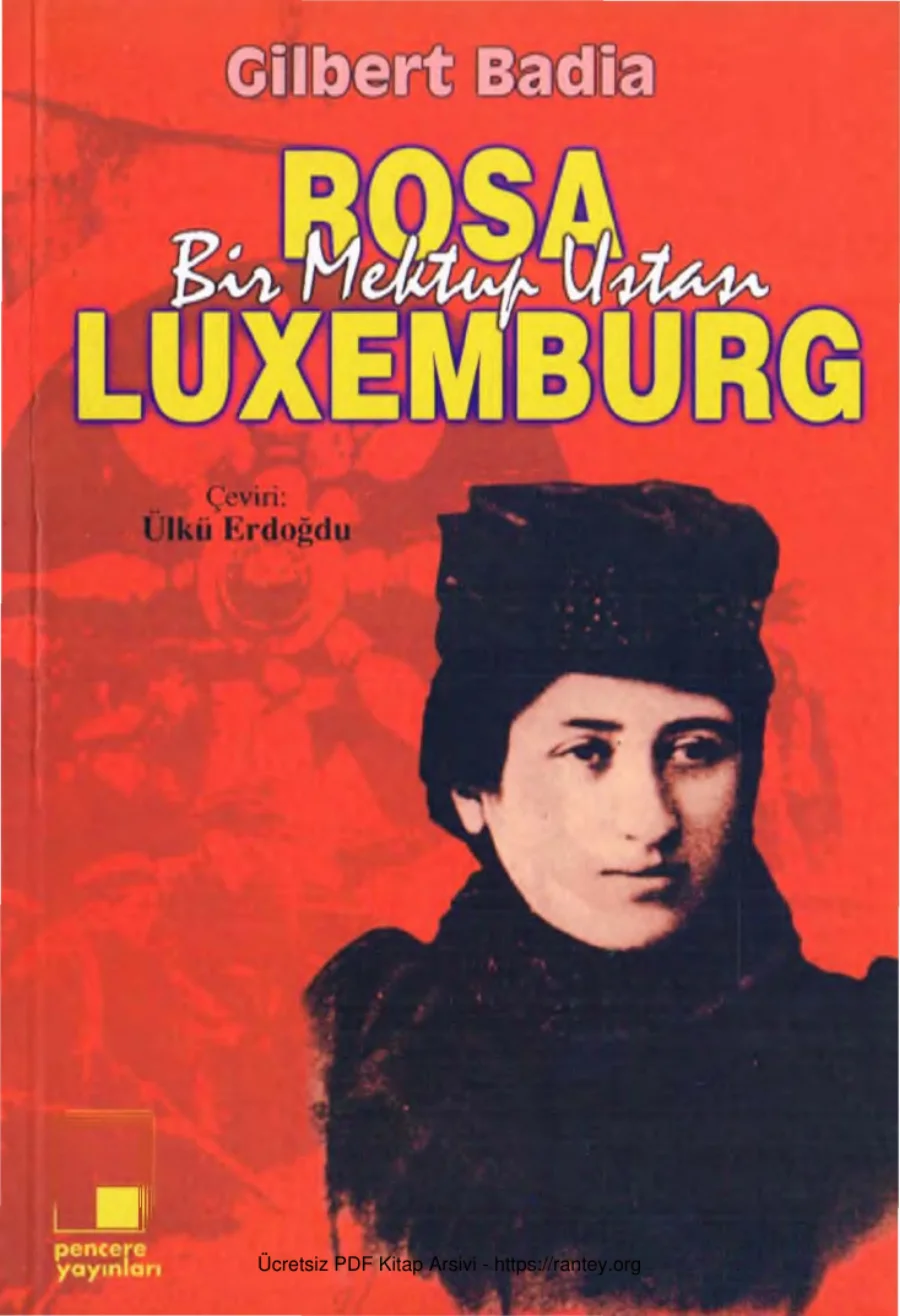 Bir Mektup Ustası: Rosa Luxemburg kapak görseli