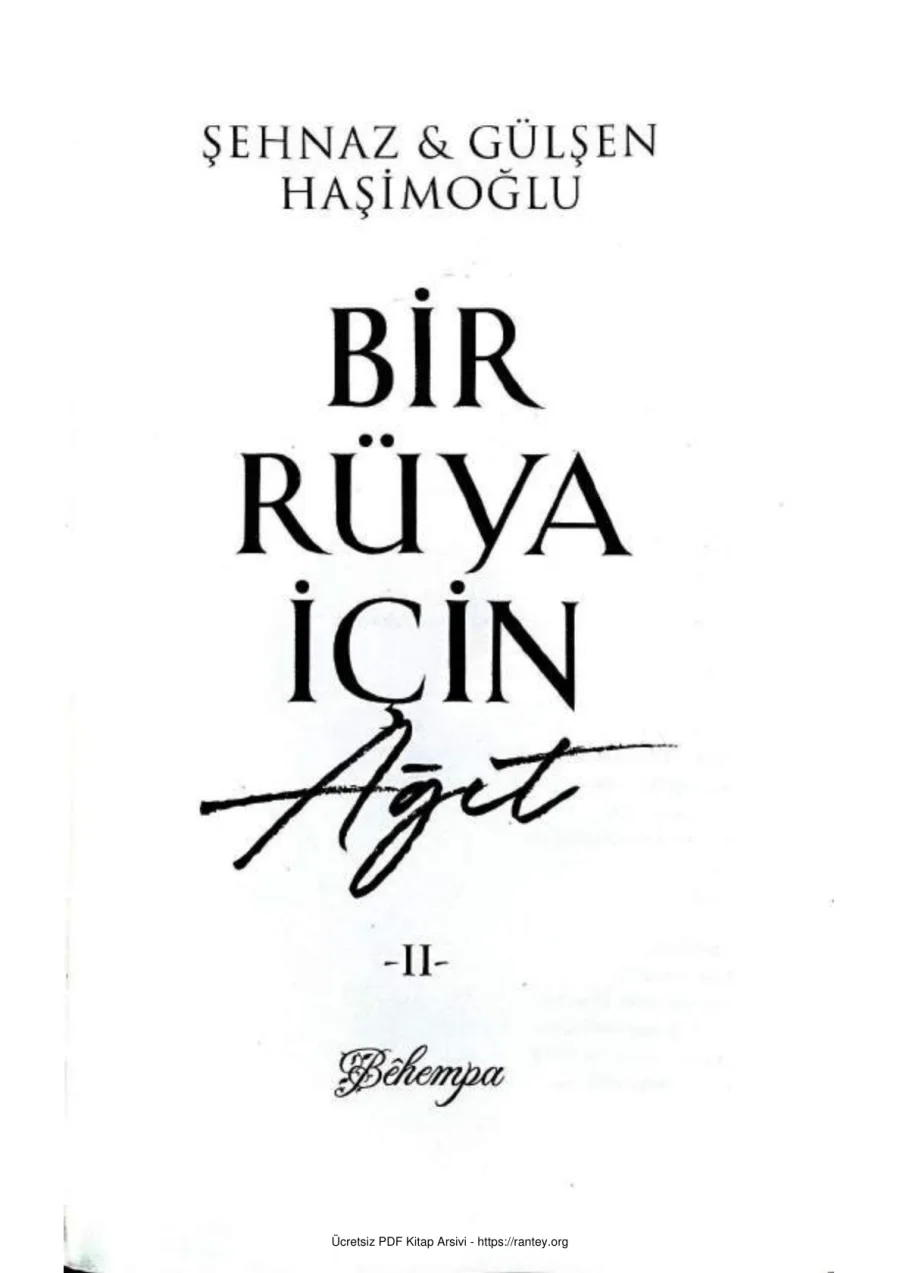 Bir Rüya İçin Ağıt 2 kapak görseli