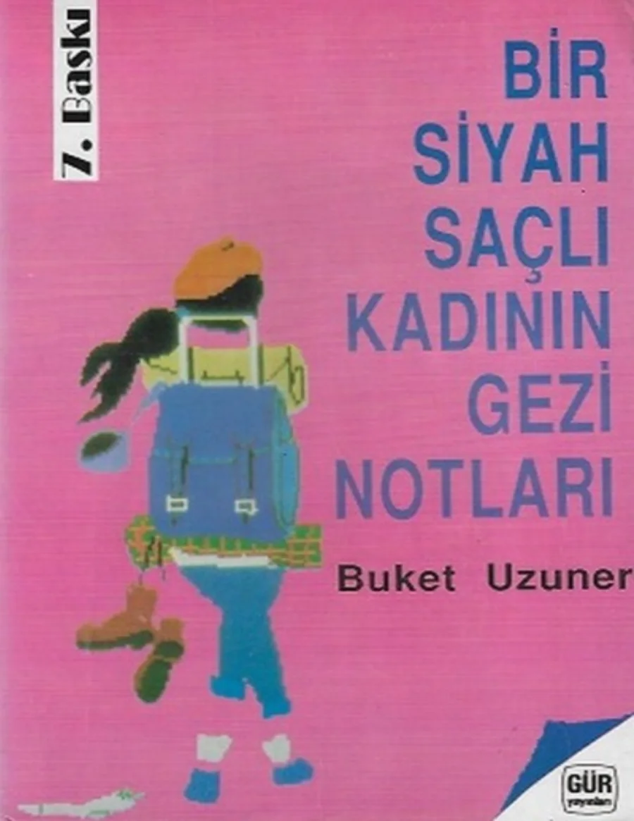 Bir Siyah Saçlı Kadının Gezi Notları kapak görseli