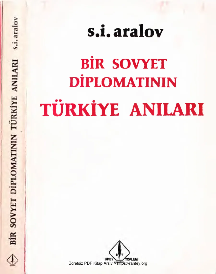 Bir Sovyet Diplomatının Türkiye Anıları Birey Yayınları kapak görseli