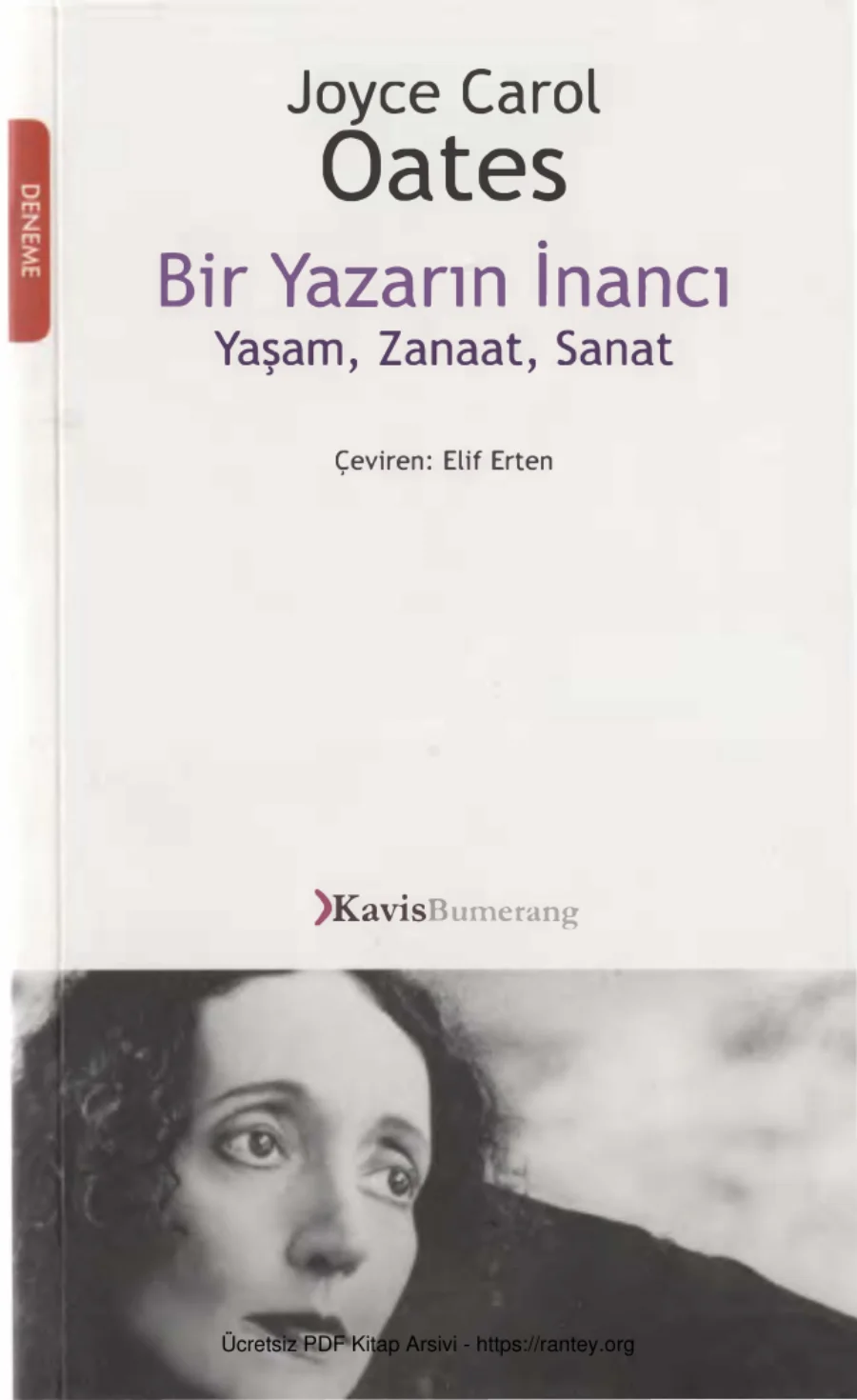 Bir Yazarın İnancı kapak görseli
