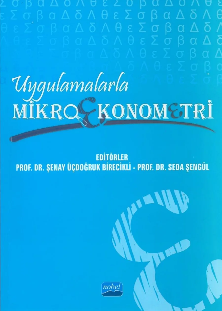 Birecikli Seda Şengül Uygulamalarla Mikroekonometri kapak görseli