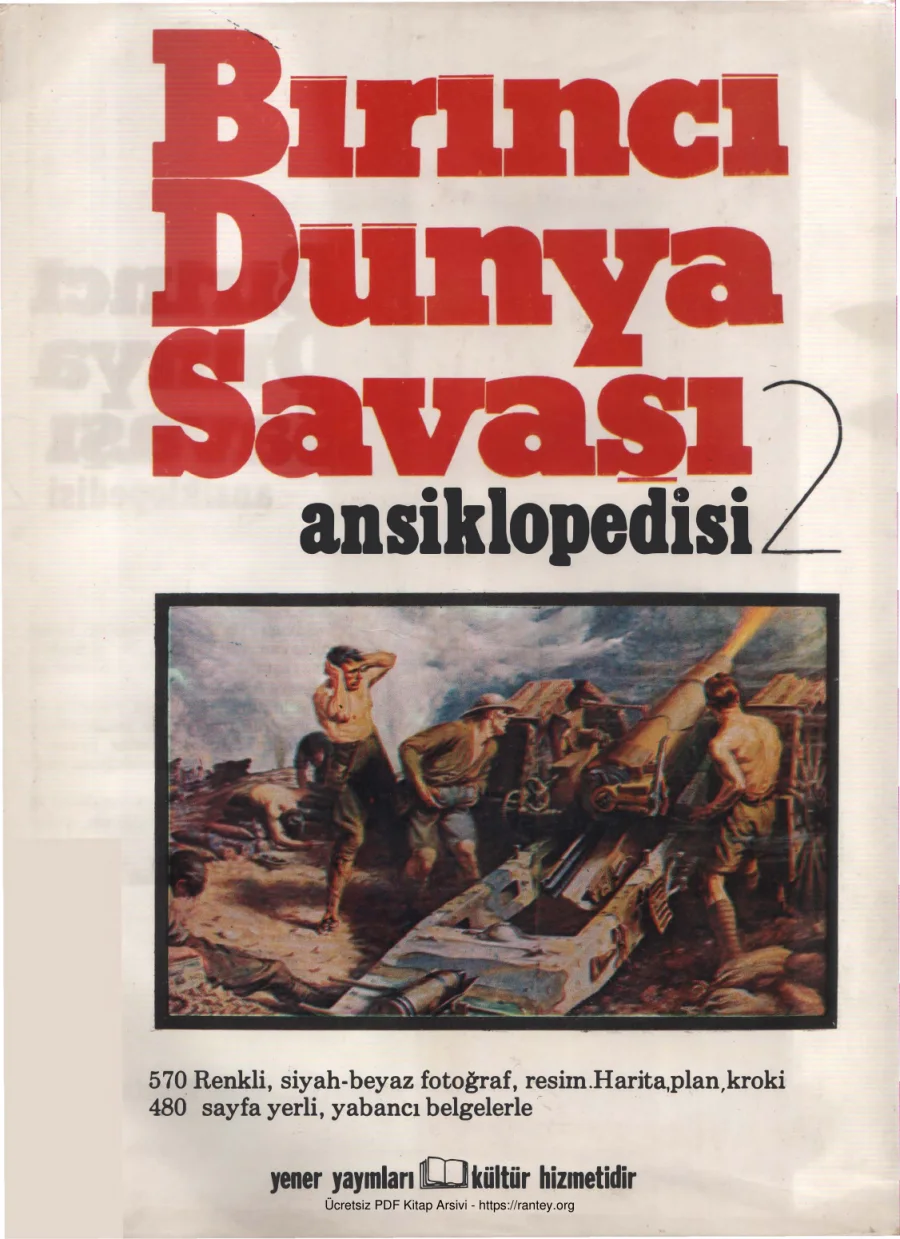 Birinci Dünya Savaşı 2 kapak görseli