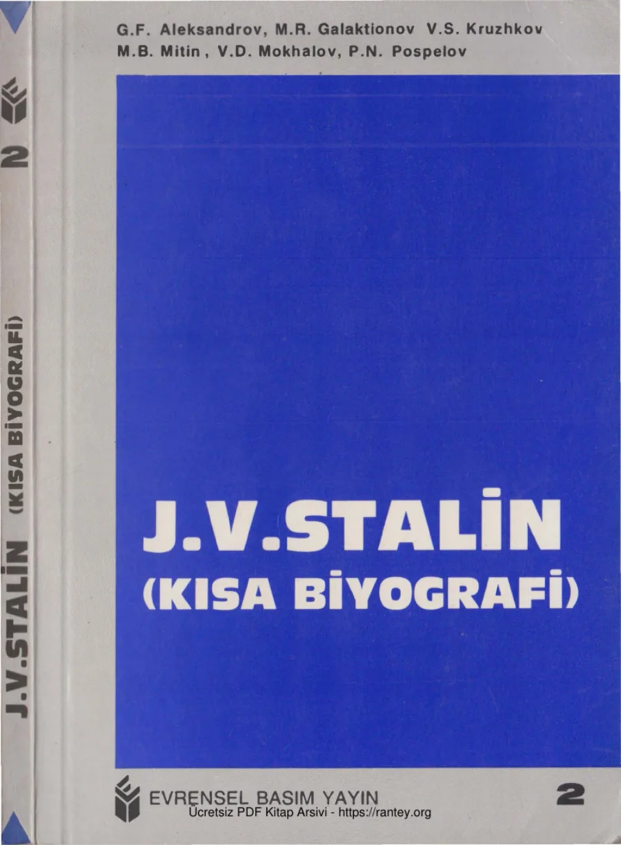 Stalin Kısa Biyografi kapak görseli