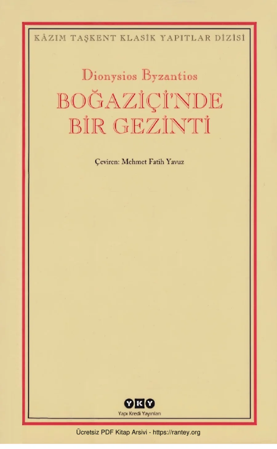 Boğaziçi nde Bir Gezinti kapak görseli