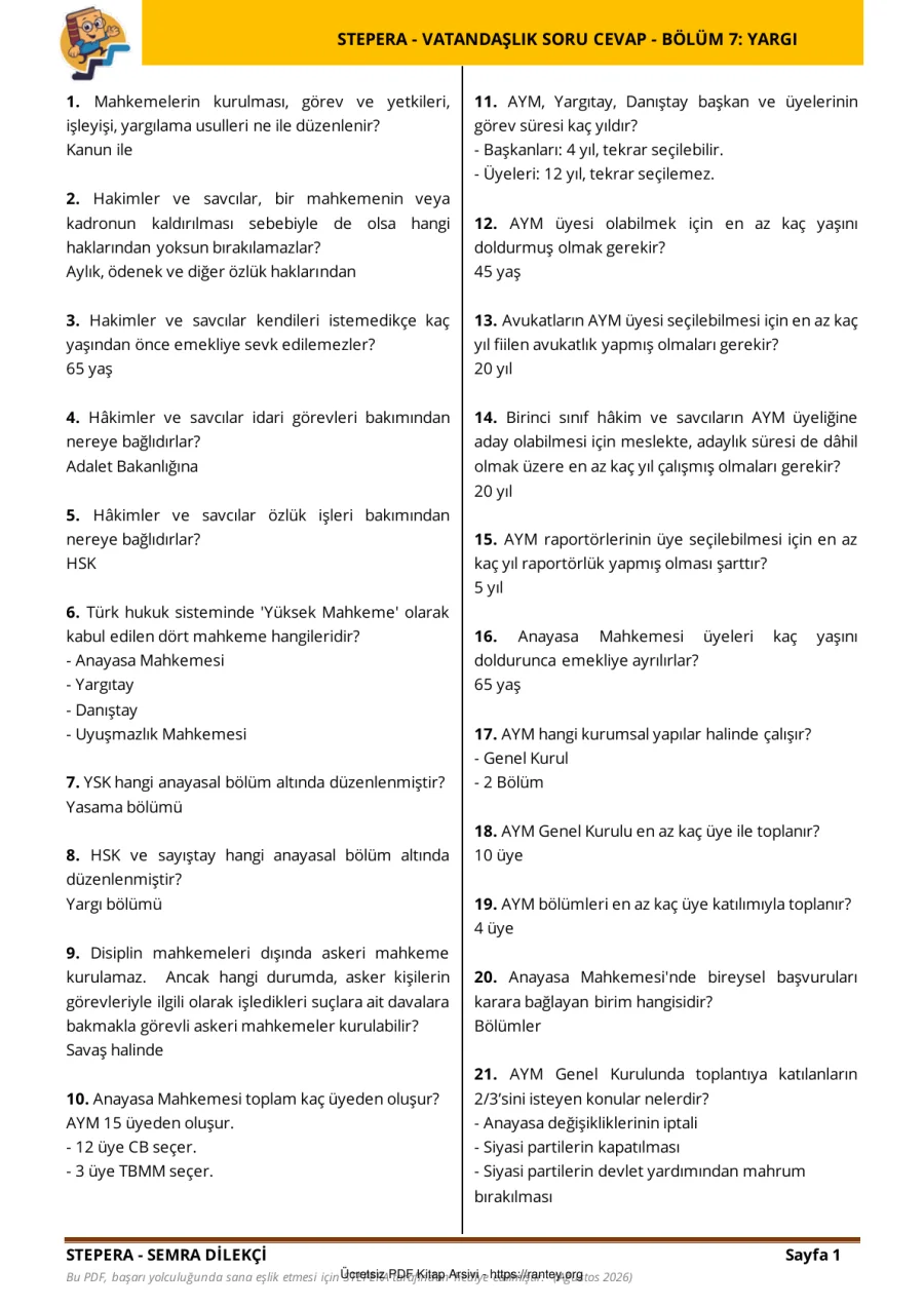 BÖLÜM 7 YARGI SORU CEVAP 1 kapak görseli