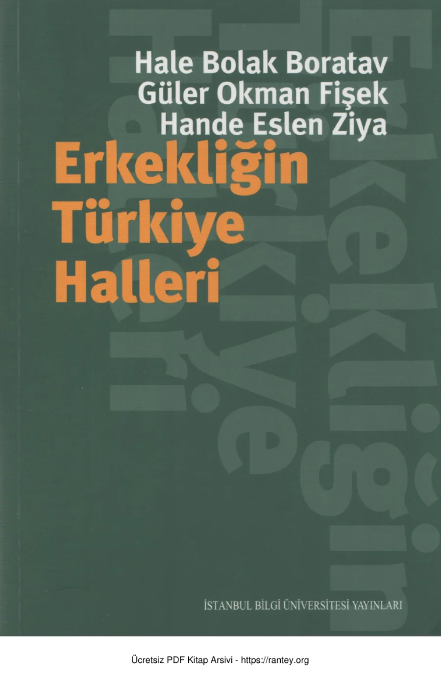 Boratav Erkekliğin Türkiye Halleri İstanbul Bilgi Üniversitesi Yayınları kapak görseli