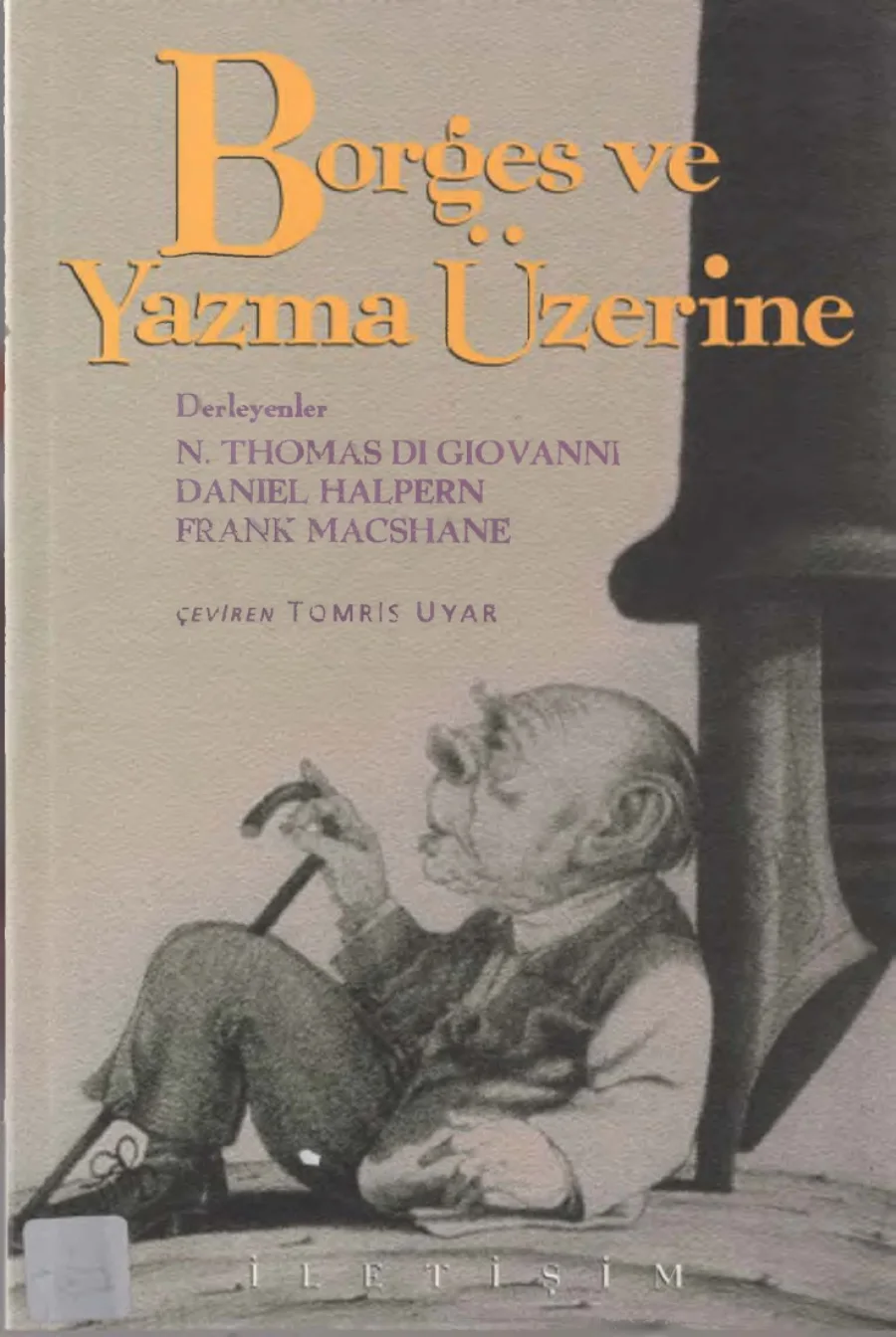 Borges ve Yazma Üzerine kitap kapağı