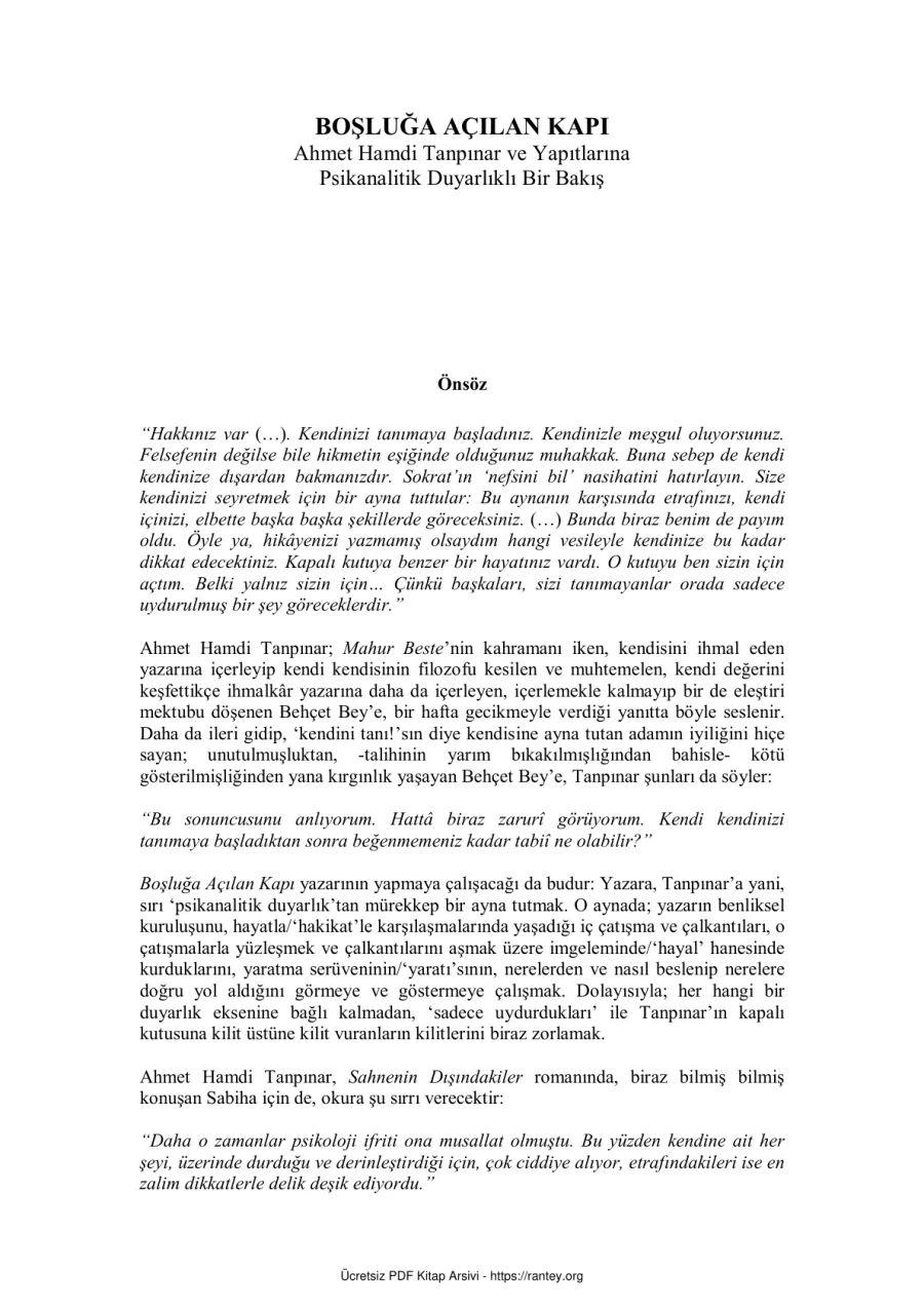Boşluğa Açılan Kapı kapak görseli