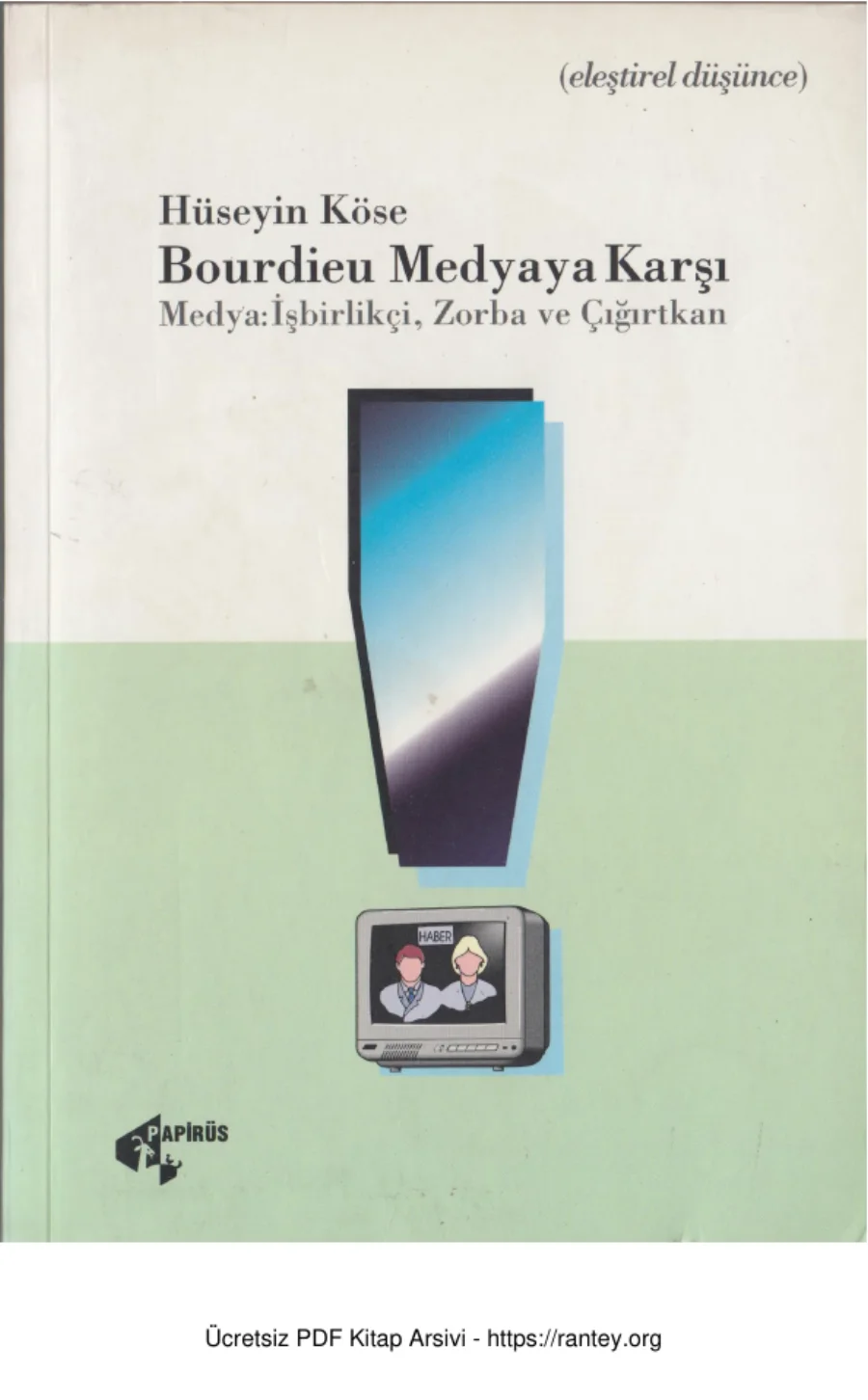 Bourdieu Medyaya Karşı kapak görseli