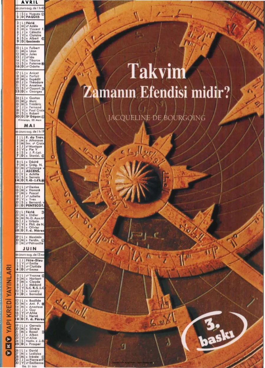 Bourgoing Takvim Zamanın Efendisi Midir kapak görseli