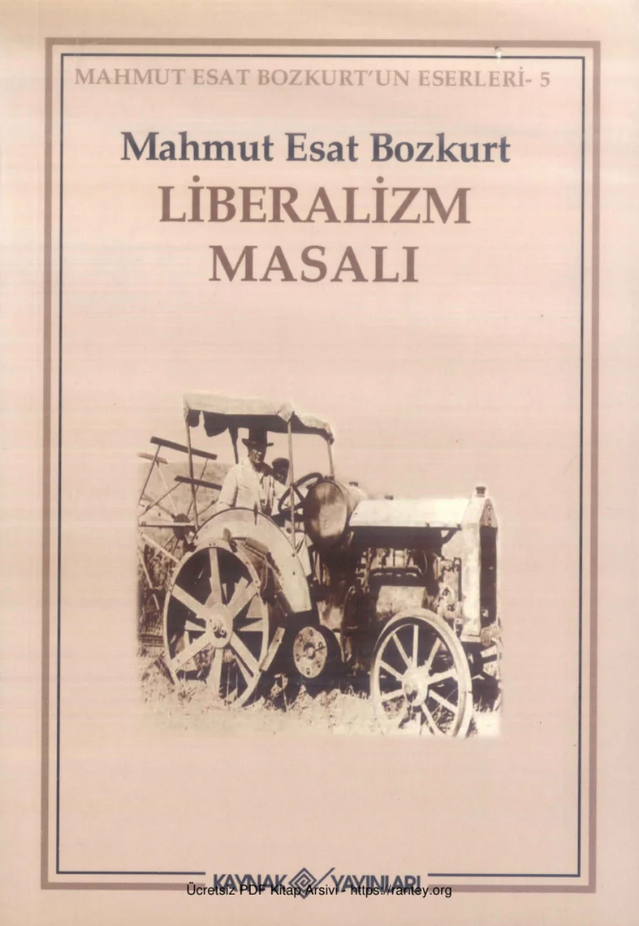 Bozkurt Liberalizm Masalı Kaynak Yayınları kapak görseli