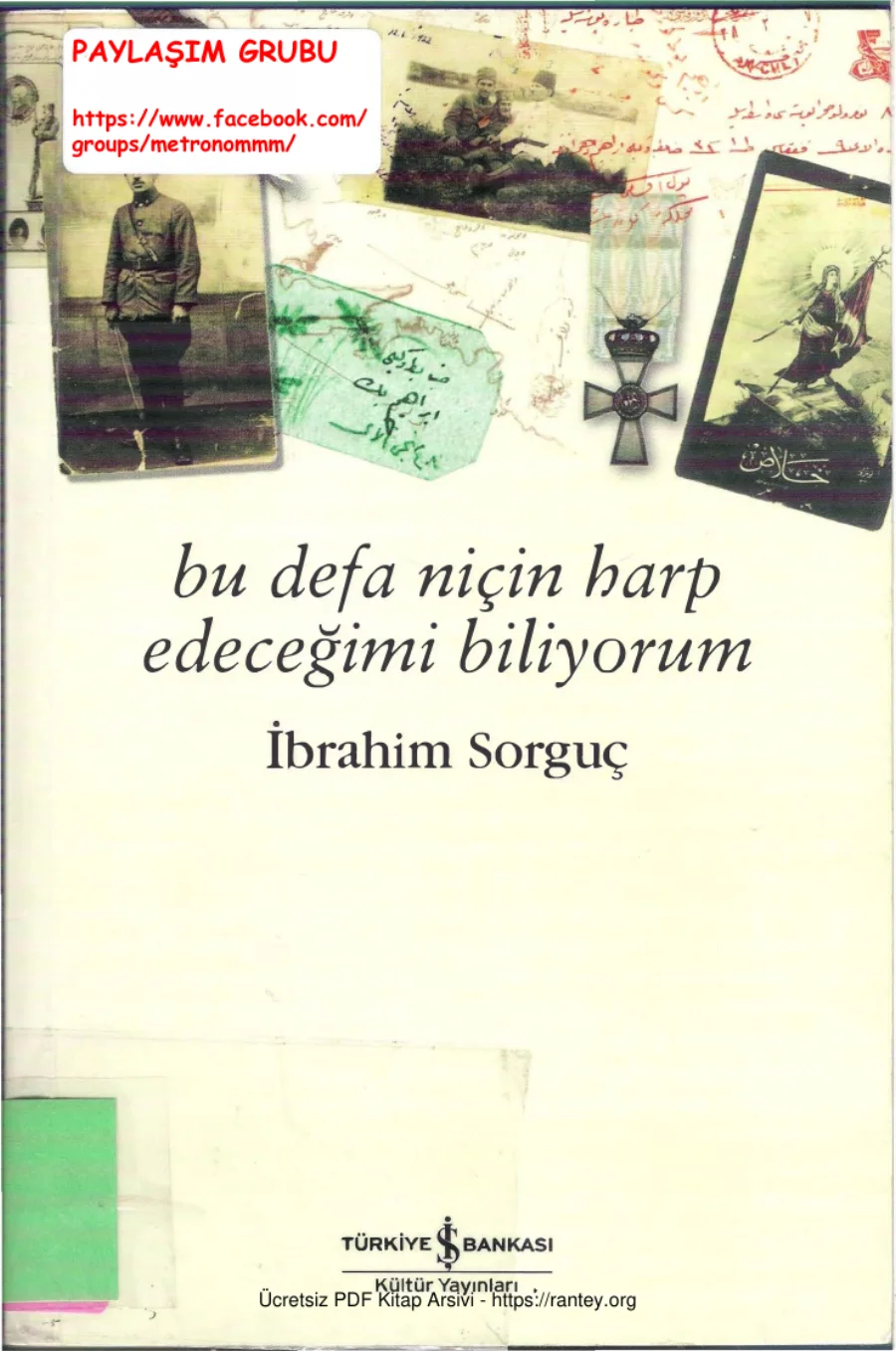 Bu Defa Niçin Harp Edeceğimi Biliyorum kapak görseli