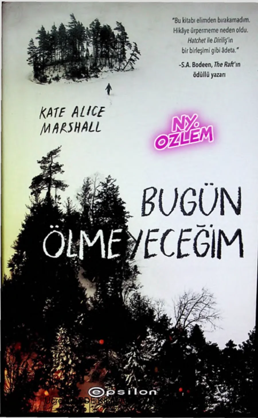 Bu gün Ölmeyeceğim kapak görseli
