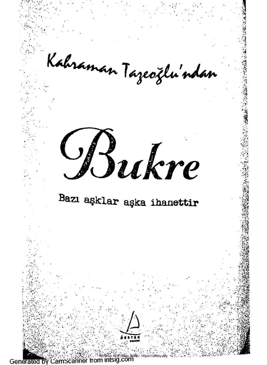 Bukre kapak görseli