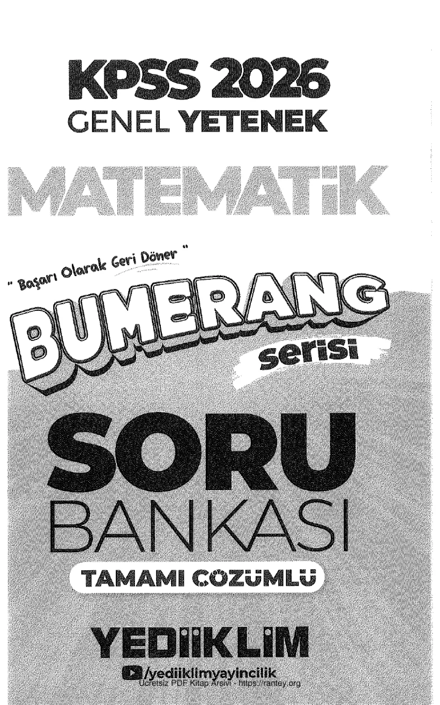 BUMERANG MATEMATIK 2026 kapak görseli