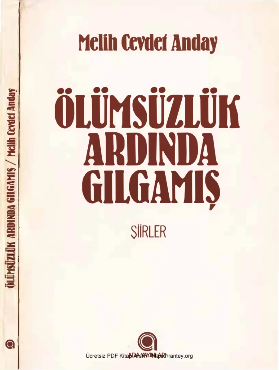 Bütün Eserleri 02 Ölümsüzlük Ardında Gılgamış kapak görseli